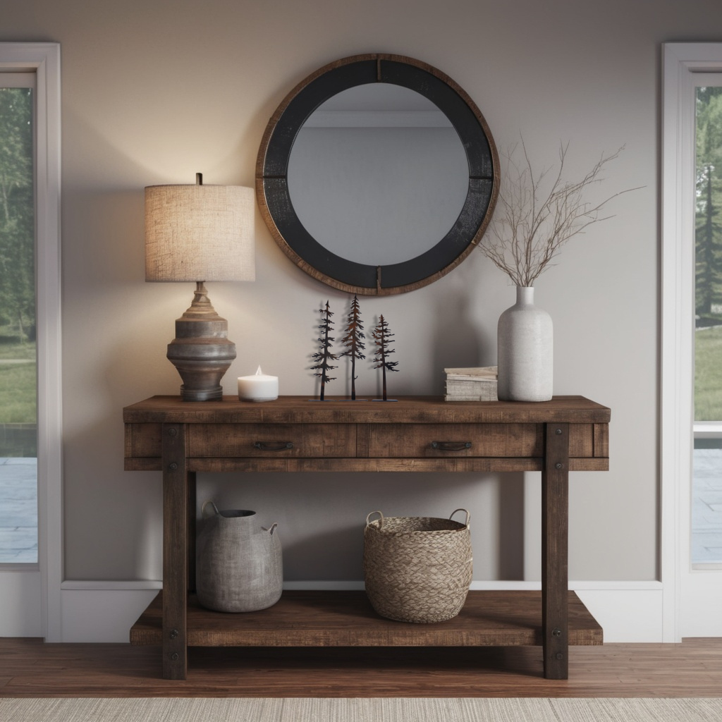 Rusted Metal Sitka Tree Set