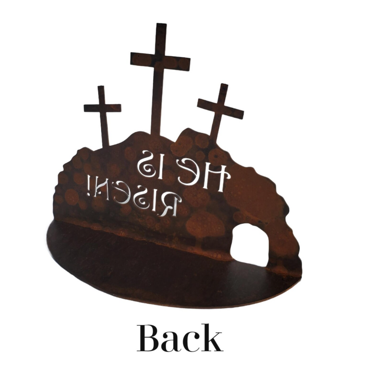 Rustic Empty Tomb Easter Scene