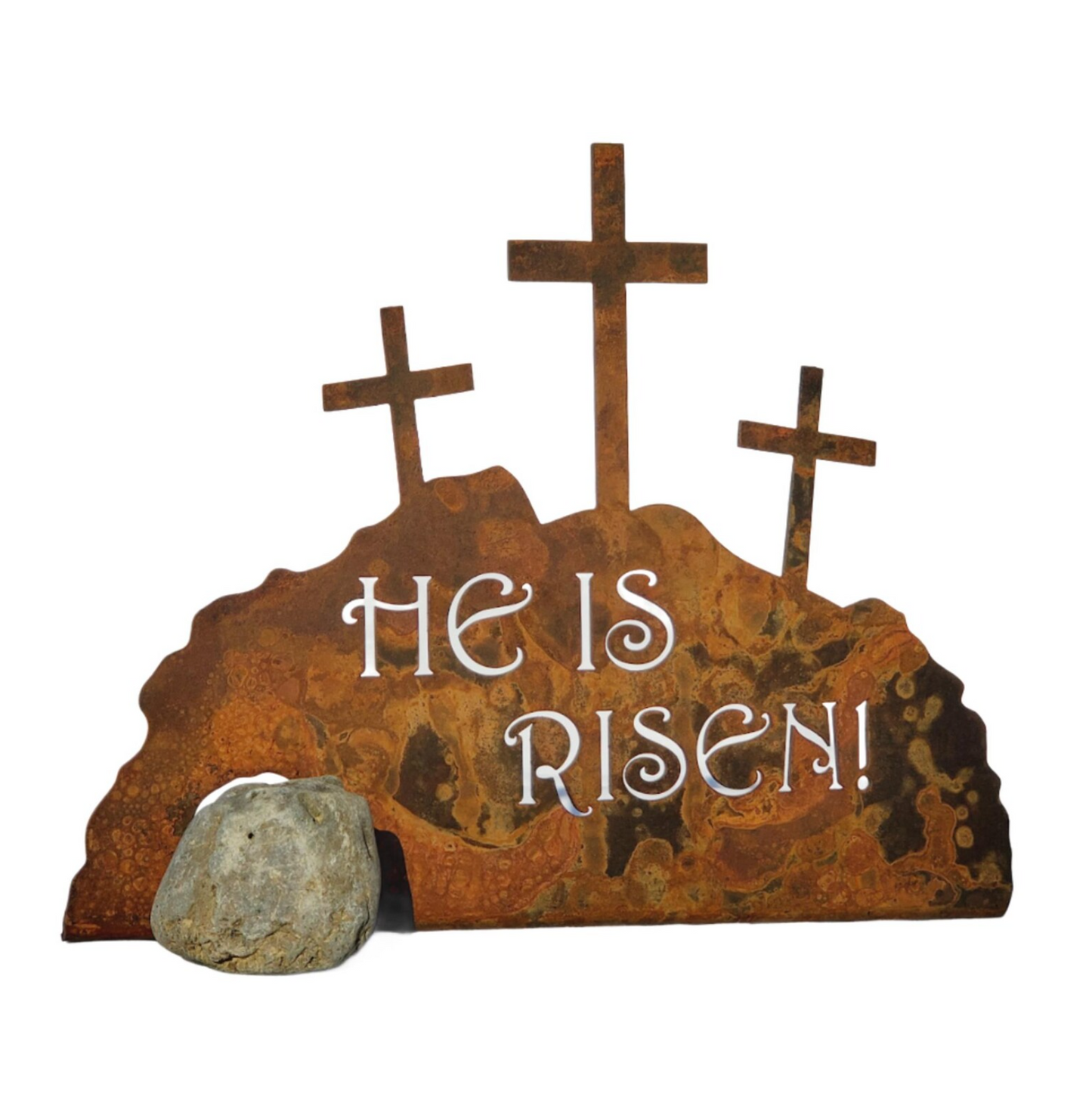 Rustic Empty Tomb Easter Scene