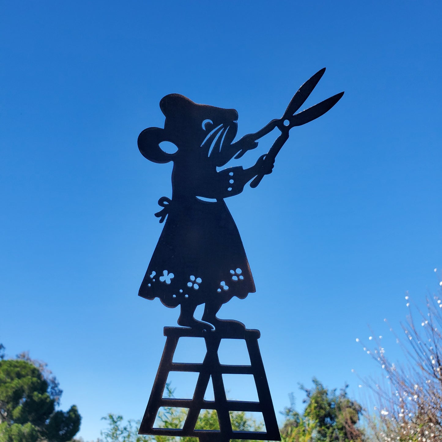 Gardener Mouse Yard Stake